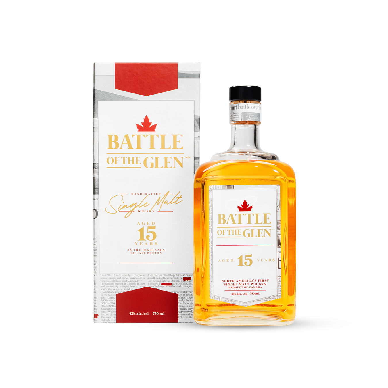15 Year Old Battle of the Glen Single Malt Whisky