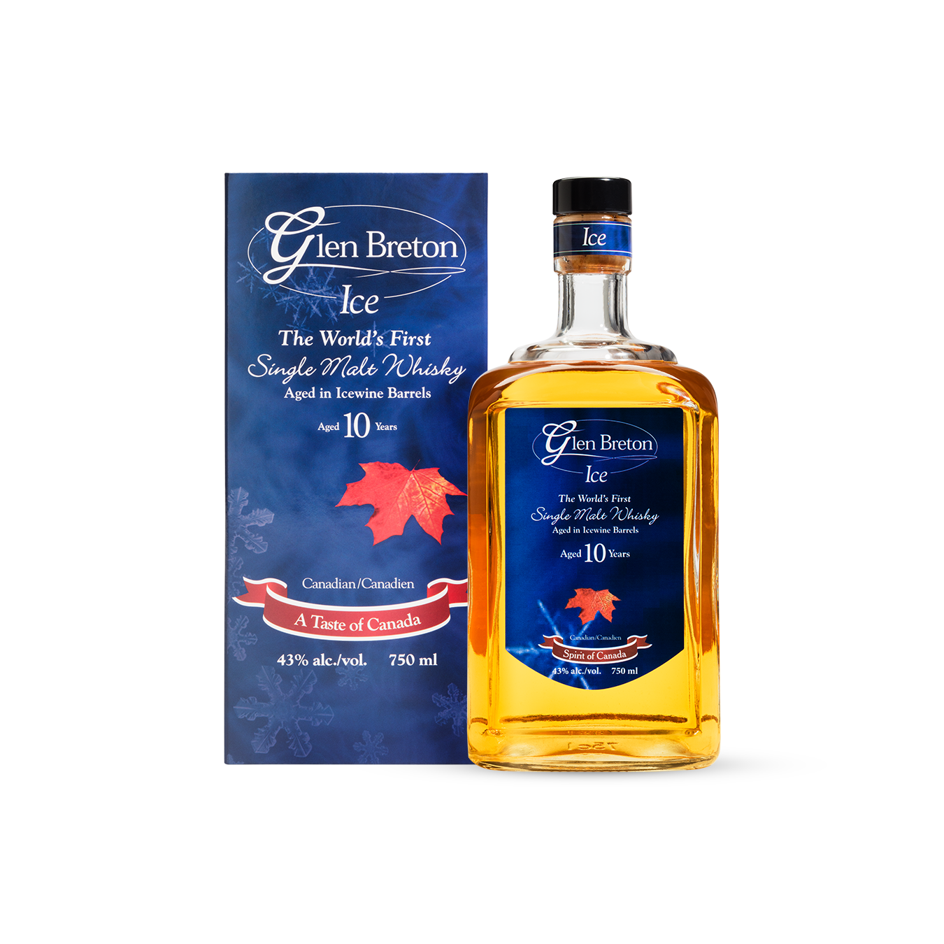 Single Malt Ice Whisky 10 Year Old Glen Breton Rare