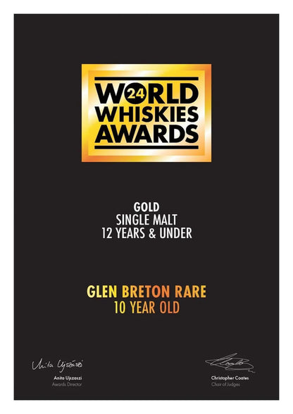 10 Year Old Glen Breton Rare Single Malt Whisky